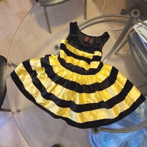 Child's Bumble Bee costume w/ headband  Size 6X